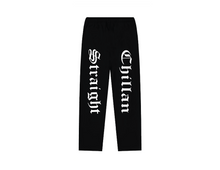 Load image into Gallery viewer, Straight Chillan Black Sweatsuit
